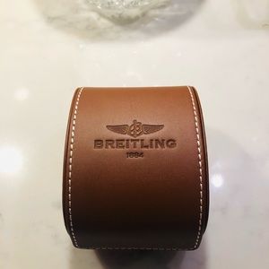 Breitling watch box. Genuine leather.